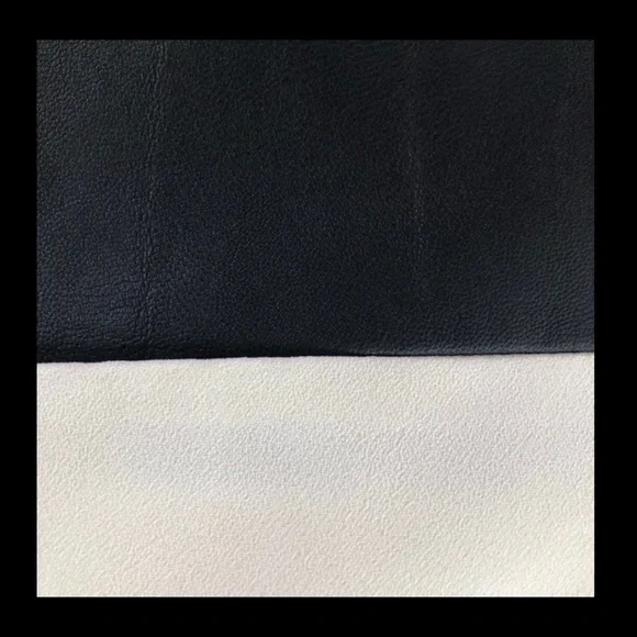 Vince Camuto wrap style short skirt cream black size 6 - Picture 4 of 4